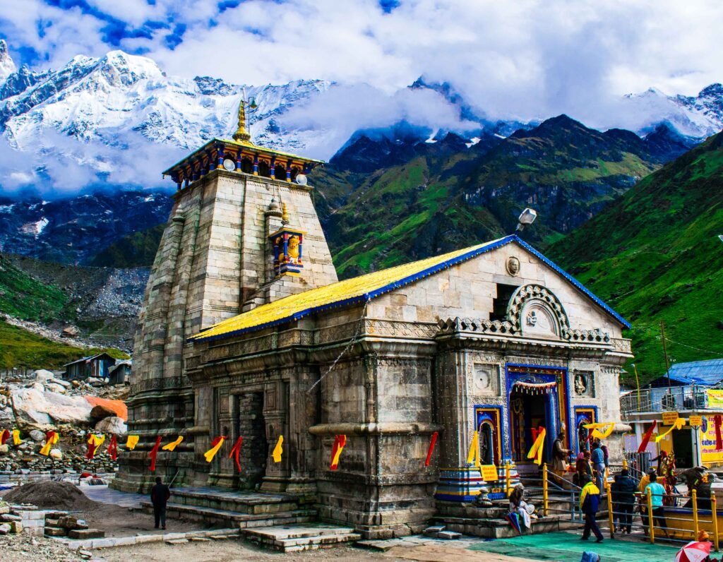 Uttarakhand's pristine beauty, where majestic Himalayan peaks meet lush valleys, inviting travelers to trek through serene landscapes.